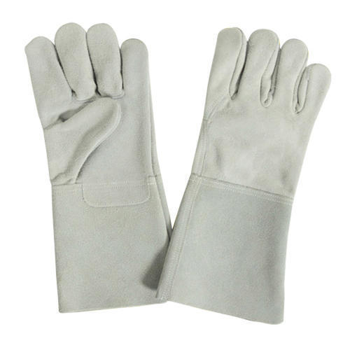 Leather Canvas Gloves Double palm Two piece 450 Grams Cotton Quality